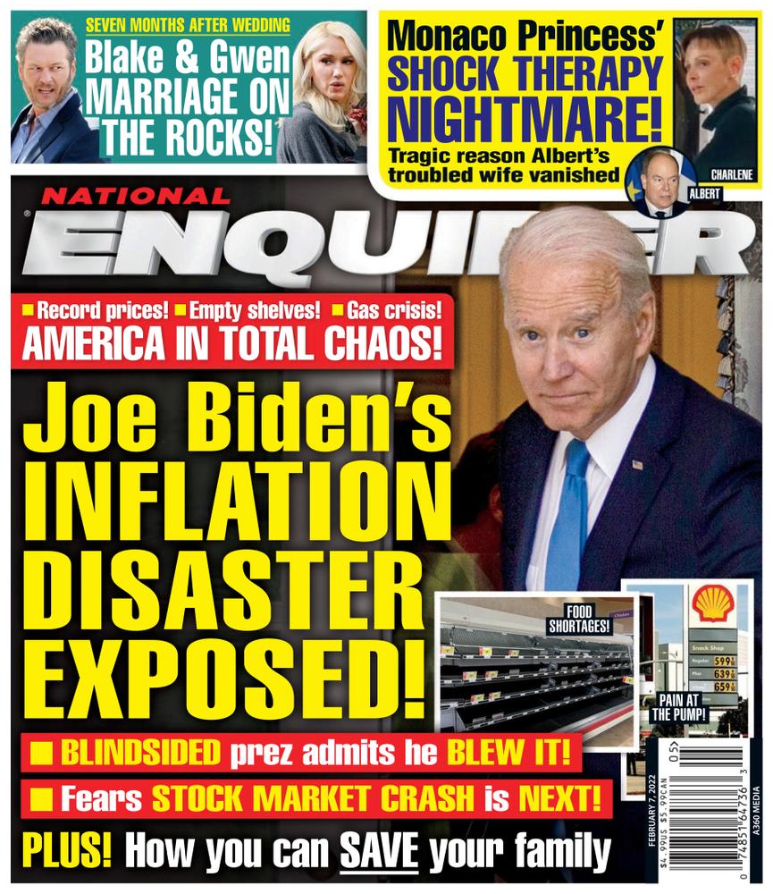 National-Enquirer February 07, 2022 Issue Cover