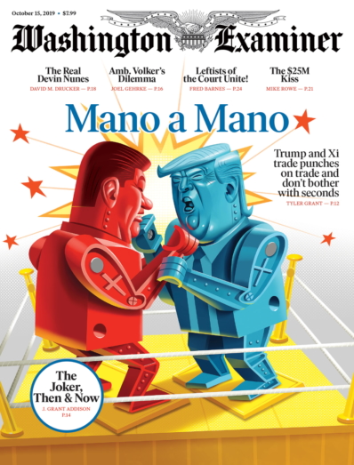 Washington Examiner October 15, 2019 Issue Cover