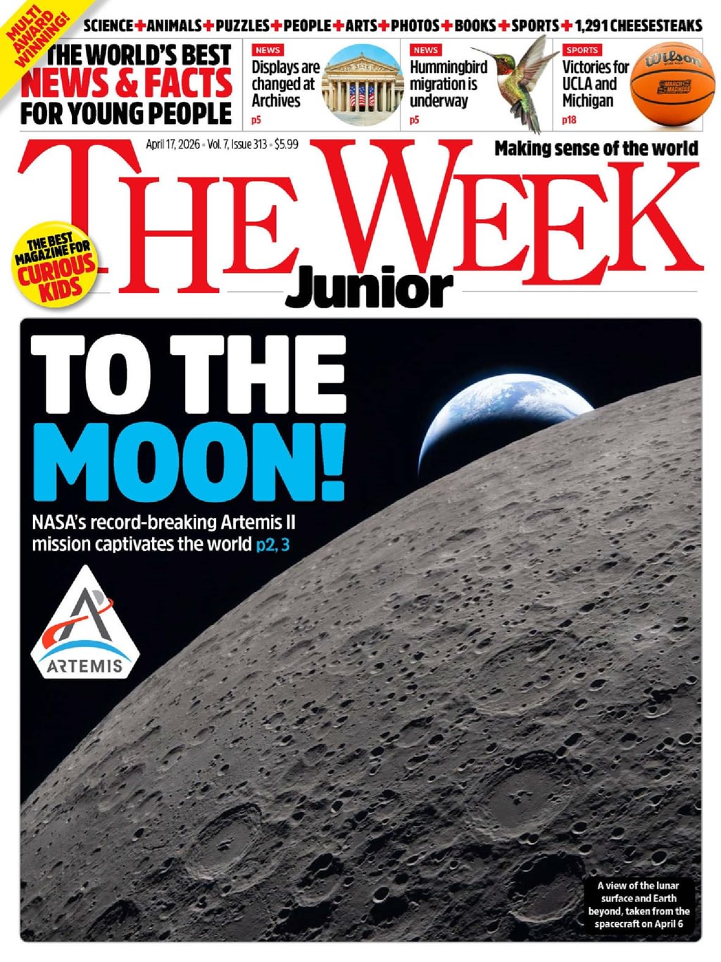 The-Week-Junior April 17, 2026 Issue Cover