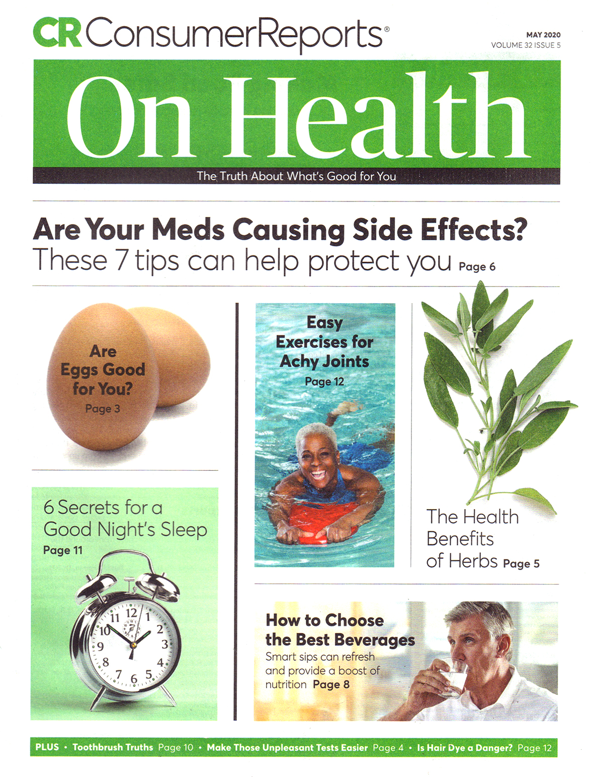 Consumer-Reports-On-Health May 01, 2020 Issue Cover