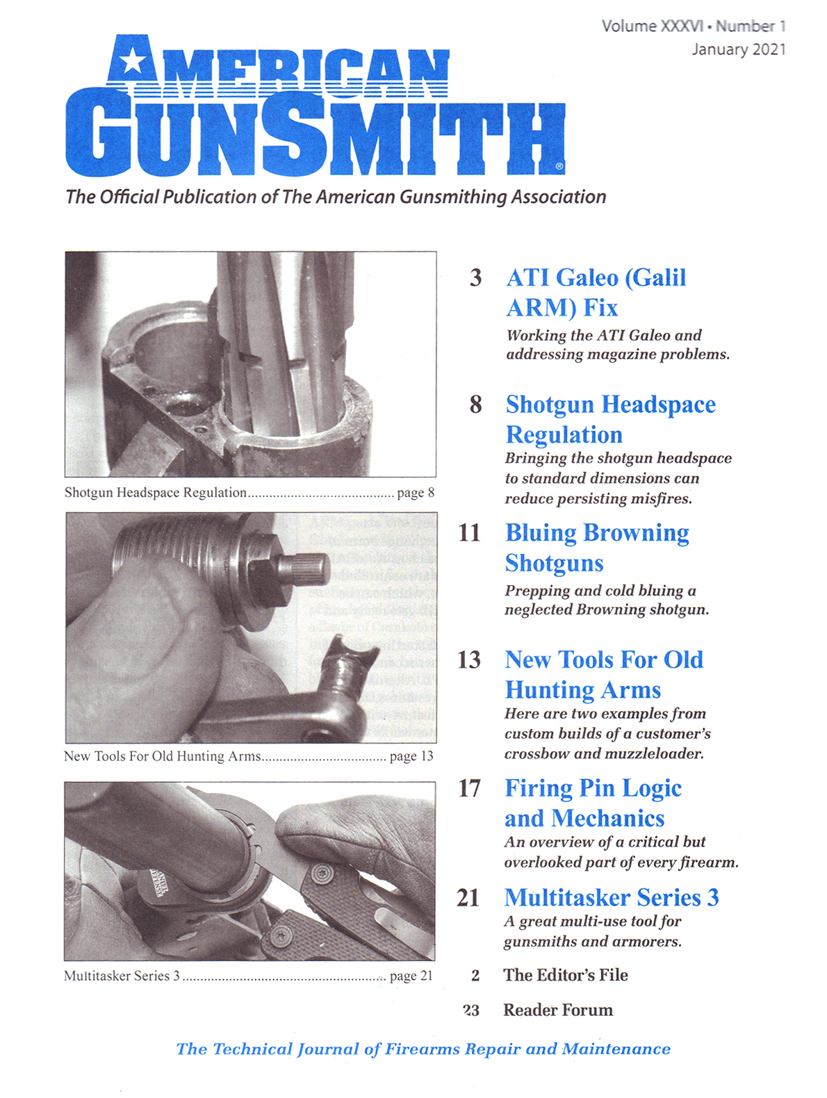 American-Gunsmith January 01, 2021 Issue Cover