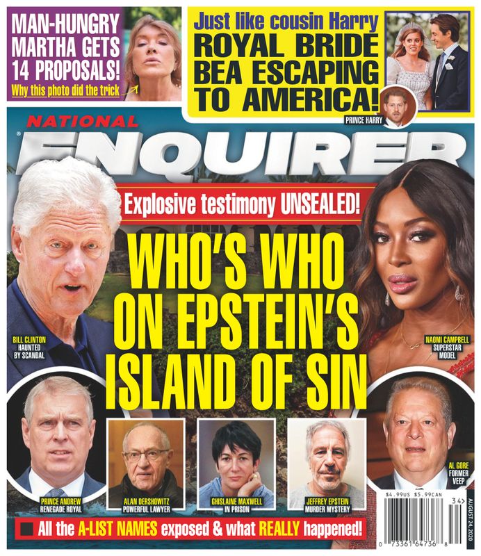 national-enquirer August 24, 2020 Issue Cover