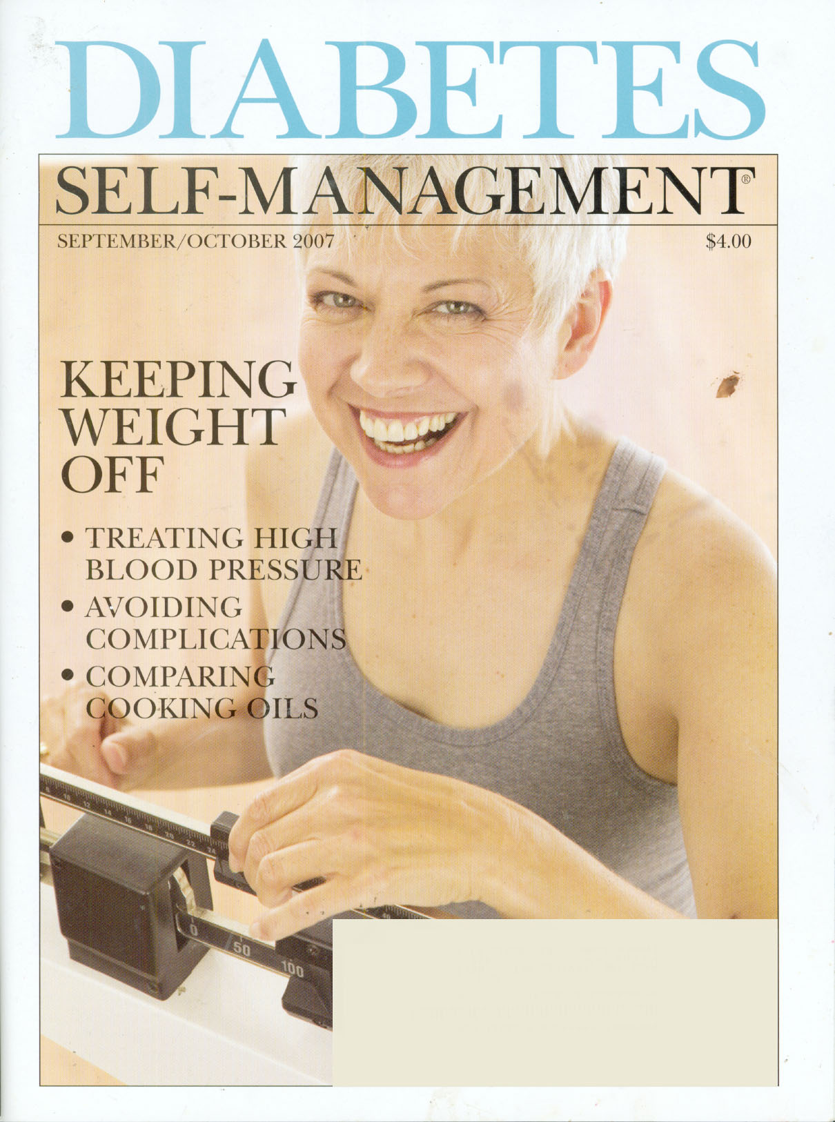 Diabetes-Self-Management October 01, 2007 Issue Cover
