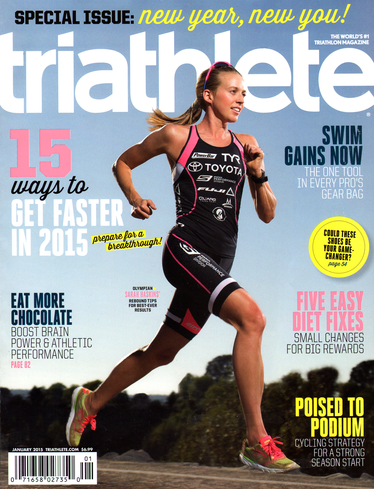Triathlete January 01, 2015 Issue Cover