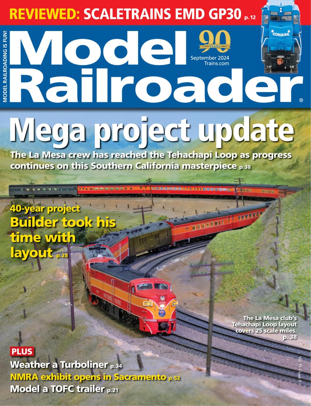 Model-Railroader September 01, 2024 Issue Cover