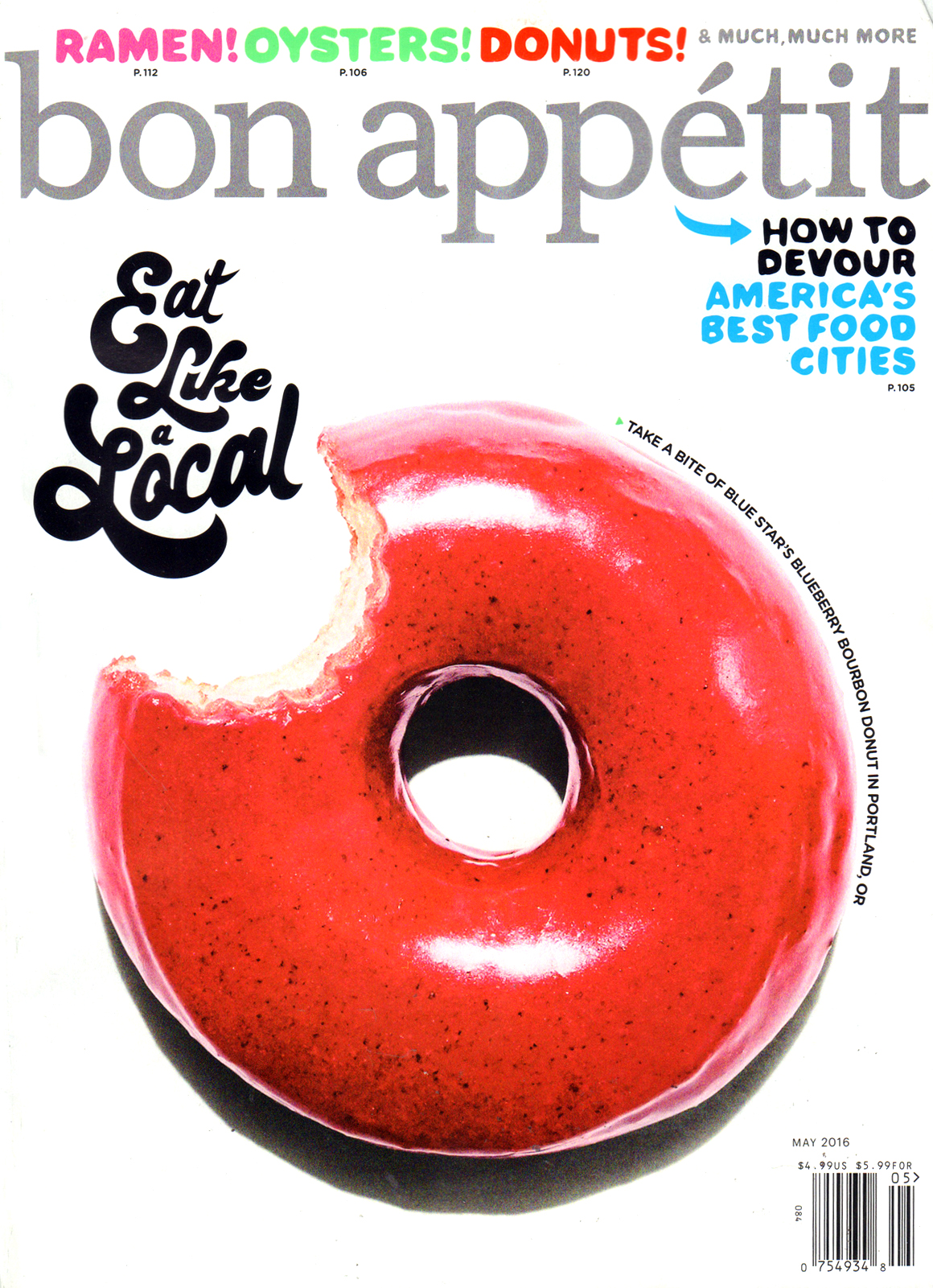 Bon-Appétit May 01, 2016 Issue Cover