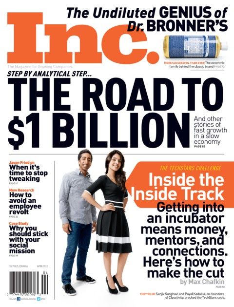 Inc-Magazine April 01, 2012 Issue Cover