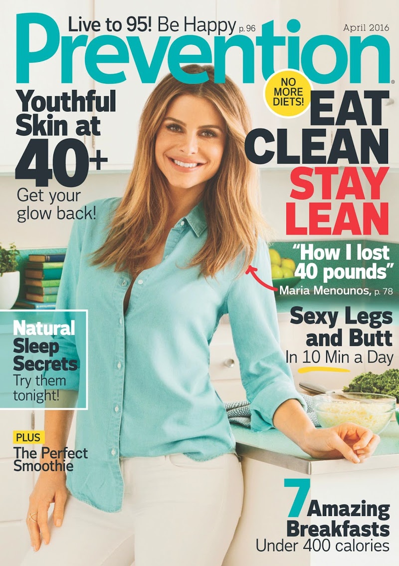 Prevention April 01, 2016 Issue Cover