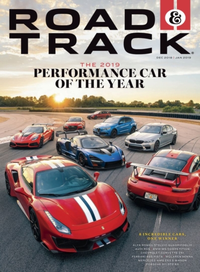 Road & Track December 01, 2018 Issue Cover
