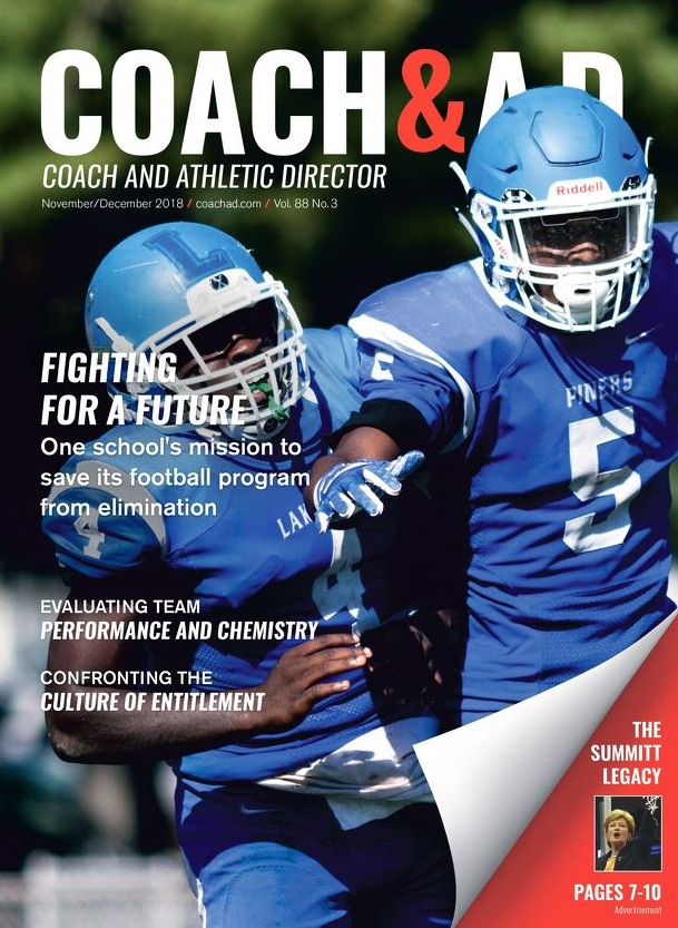 Coach-and-Athletic-Director November 01, 2018 Issue Cover