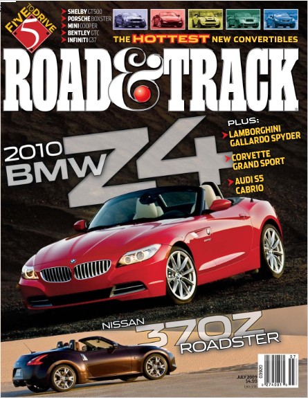 Road-and-Track July 01, 2009 Issue Cover