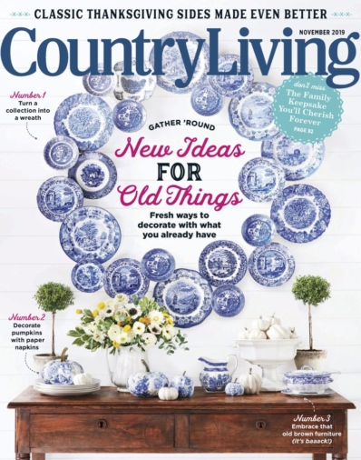 Country Living November 01, 2019 Issue Cover