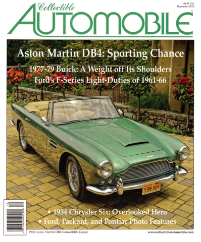 Collectible Automobile December 01, 2019 Issue Cover