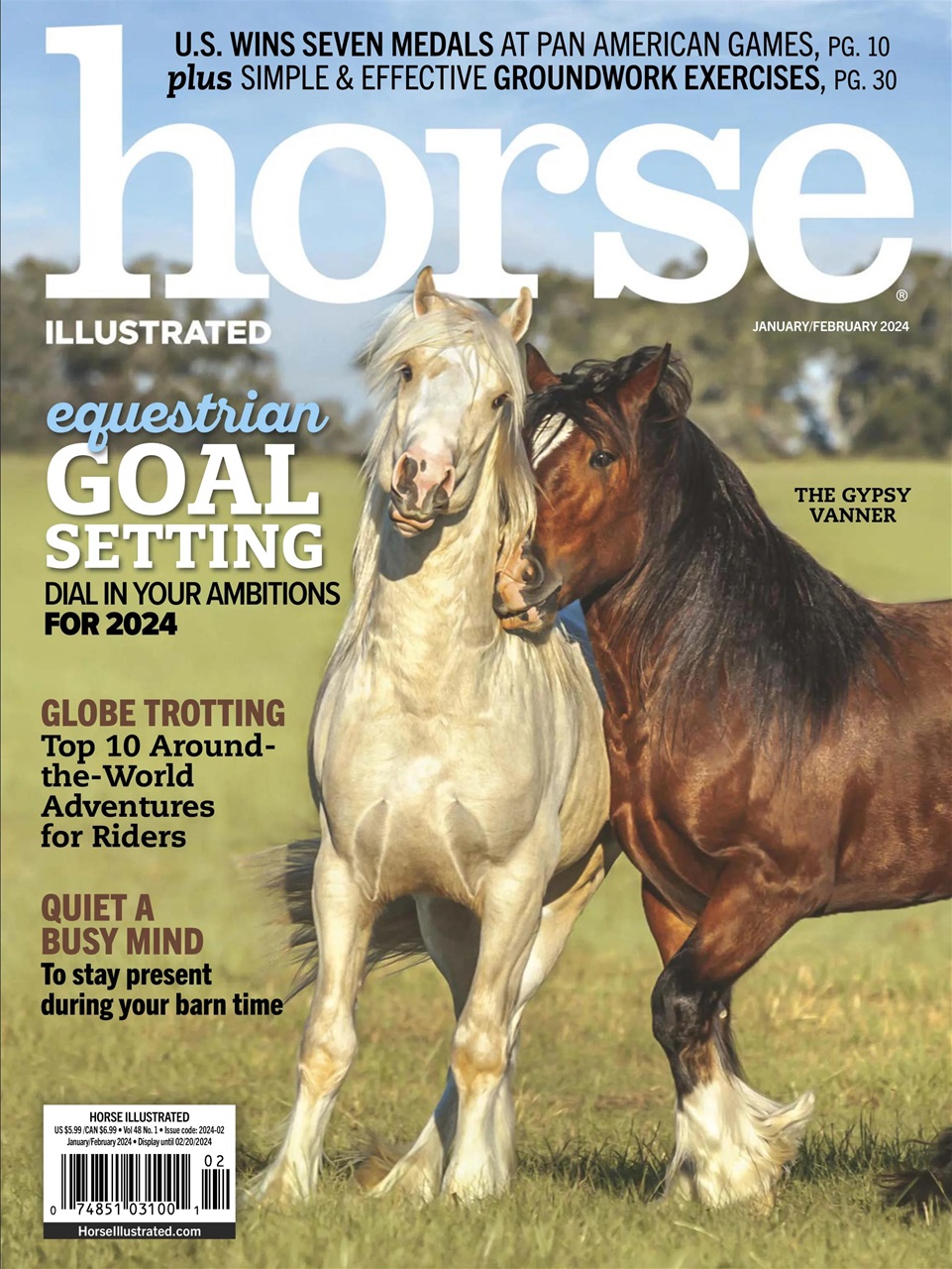 Horse-Illustrated January 01, 2024 Issue Cover