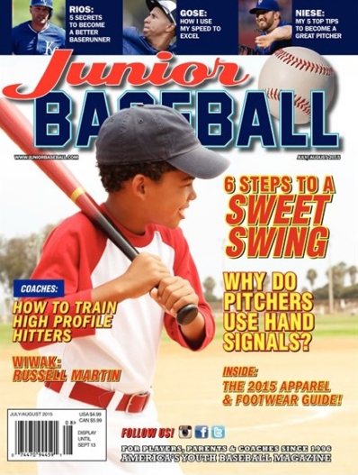 Junior Baseball July 01, 2015 Issue Cover