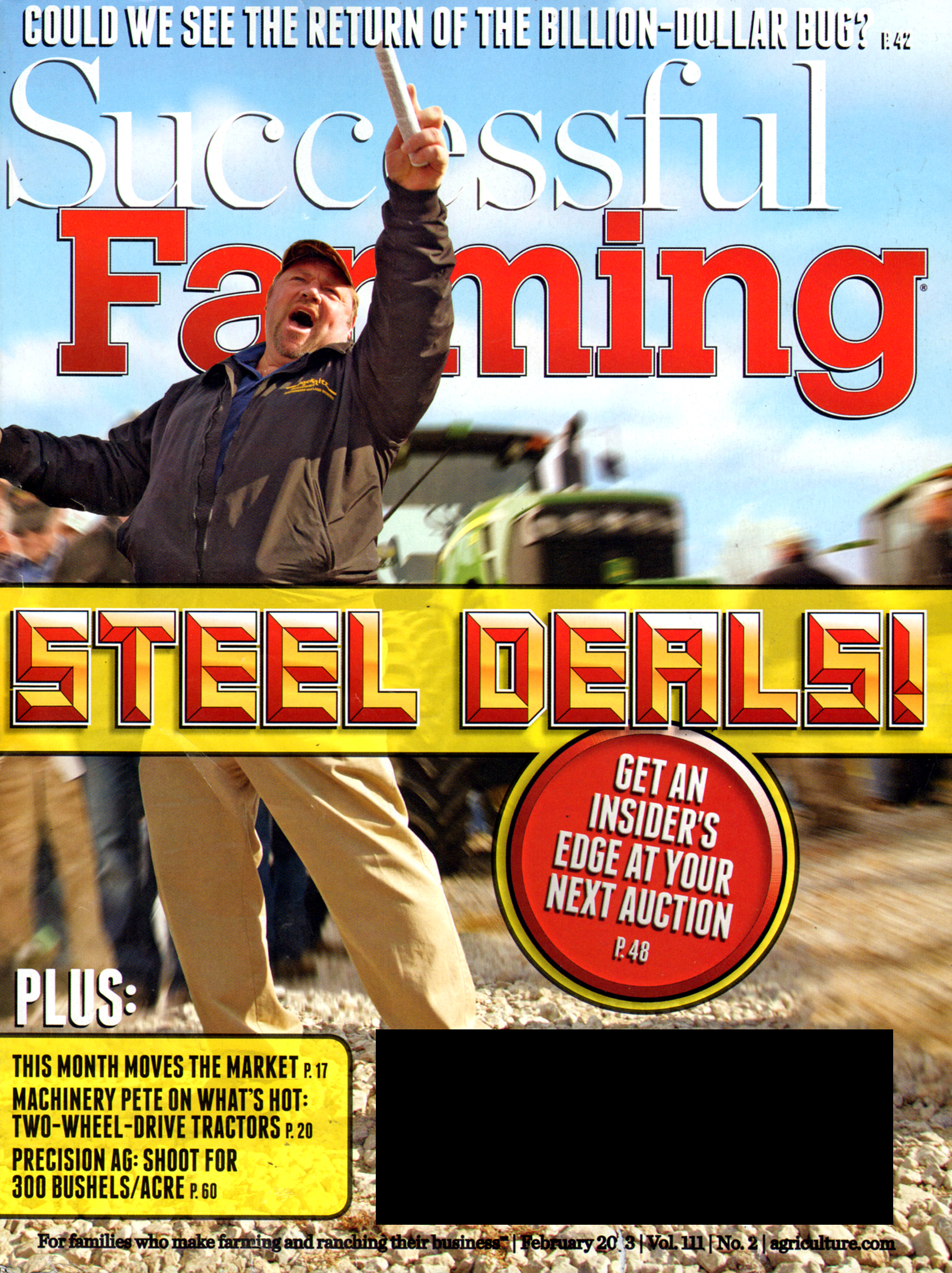 Successful-Farming February 01, 2013 Issue Cover