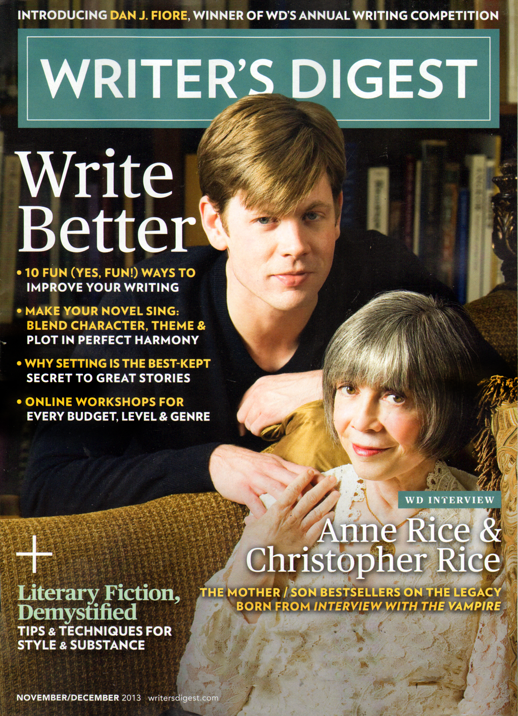 Writers-Digest November 01, 2013 Issue Cover