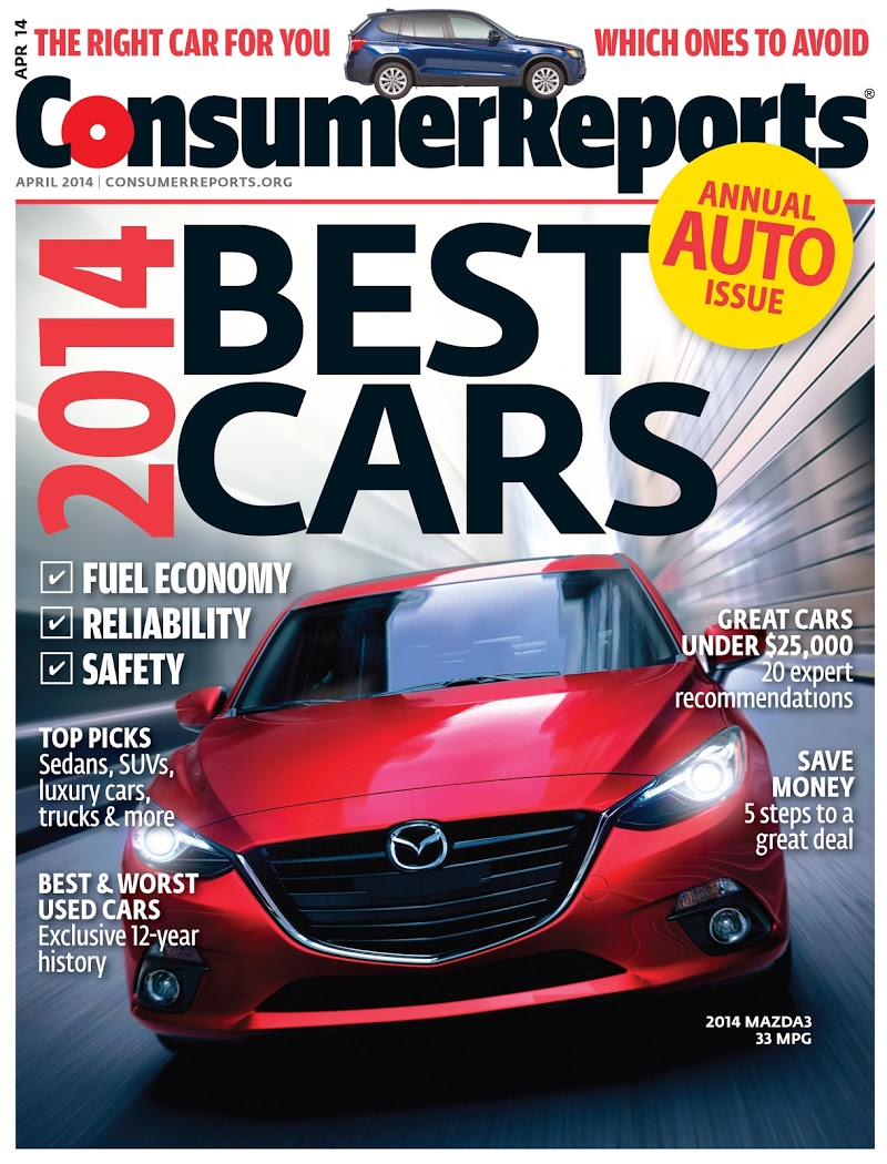 Consumer-Reports April 01, 2014 Issue Cover