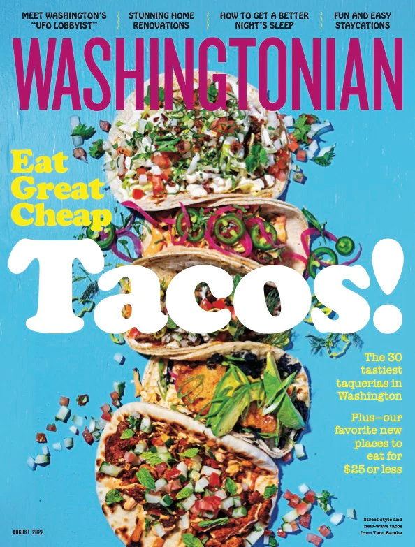 Washingtonian August 01, 2022 Issue Cover