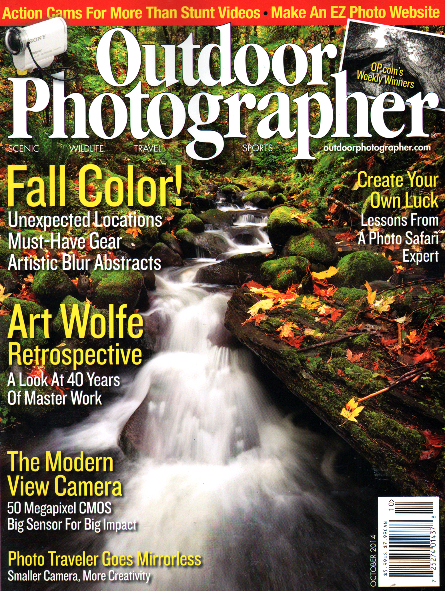 outdoor-photographer October 01, 2014 Issue Cover