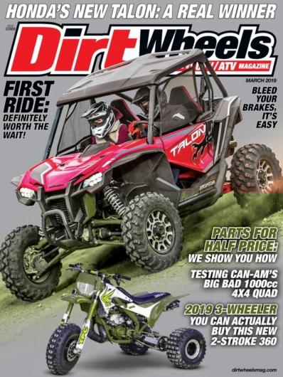 Dirt Wheels March 01, 2019 Issue Cover