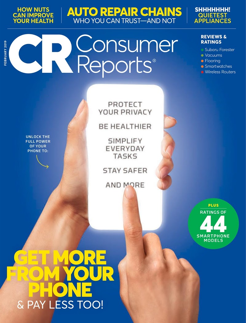 Consumer-Reports February 01, 2019 Issue Cover