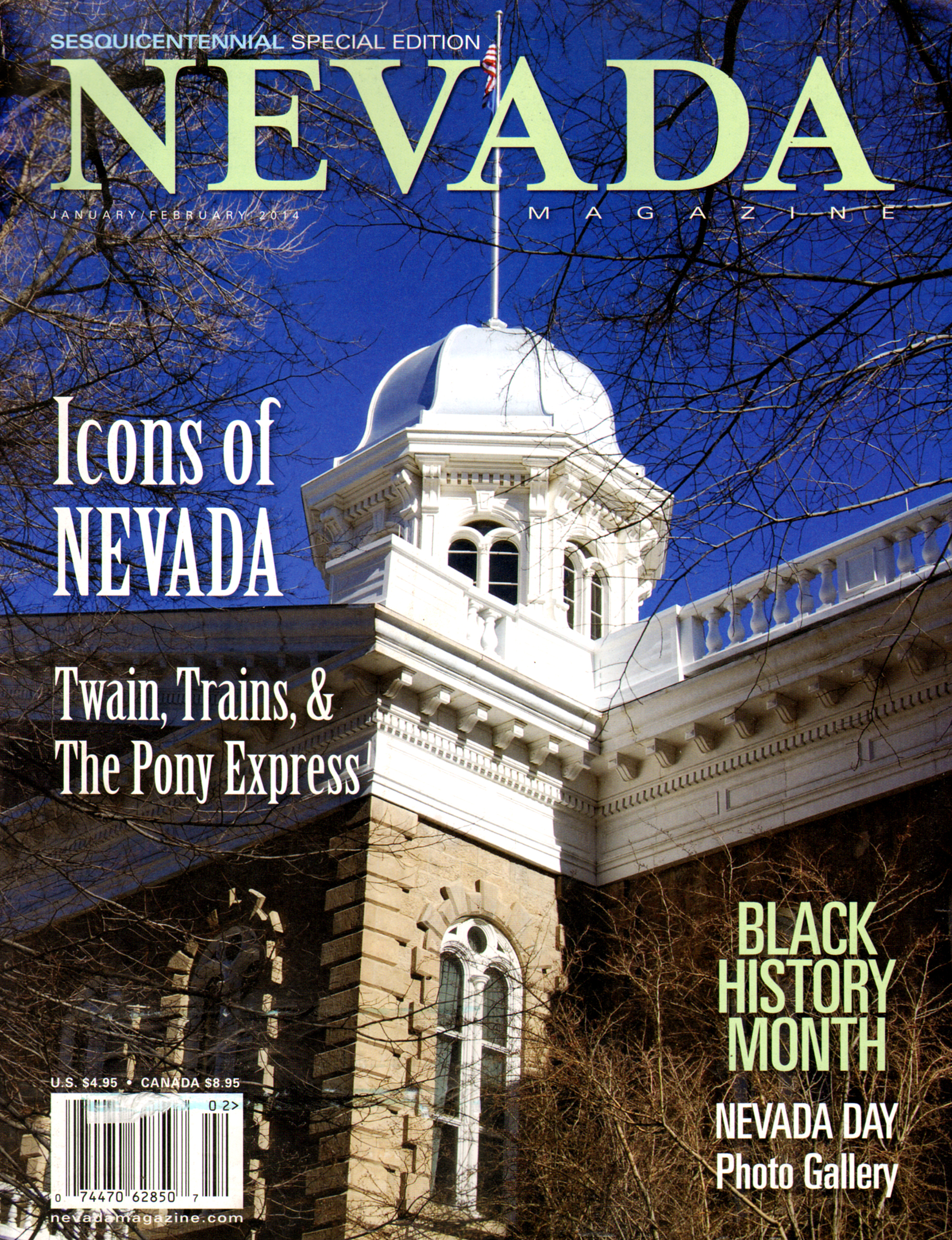 Nevada-Magazine January 01, 2014 Issue Cover