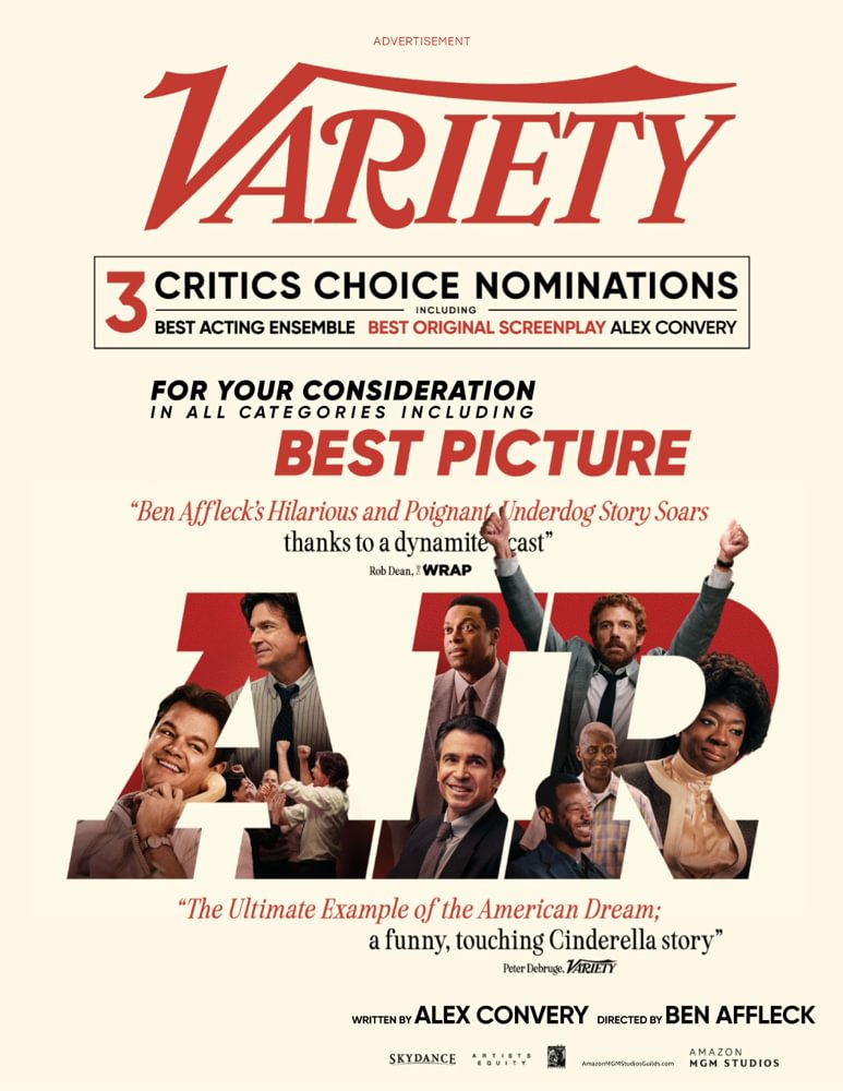 Variety January 11, 2024 Issue Cover