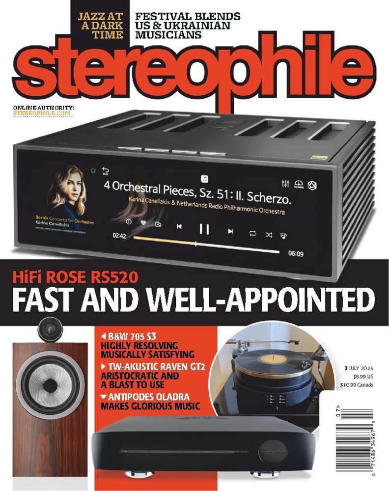 Stereophile July 01, 2023 Issue Cover
