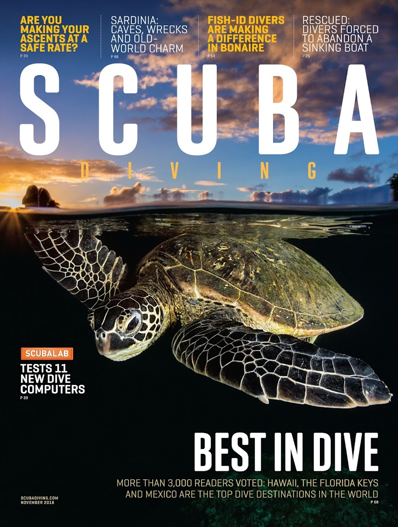 Scuba-Diving November 01, 2018 Issue Cover