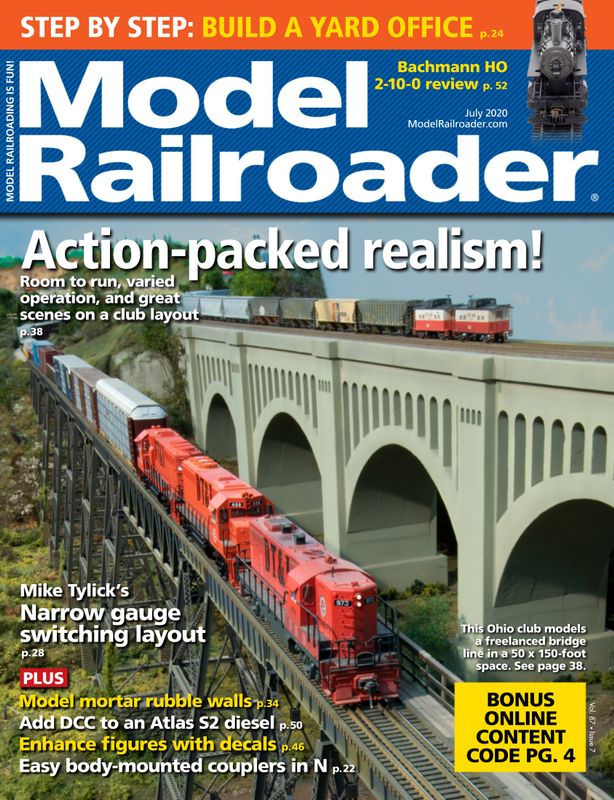 Model-Railroader July 01, 2020 Issue Cover