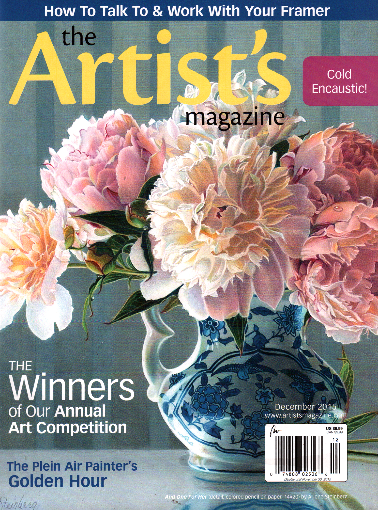 Artists December 01, 2015 Issue Cover