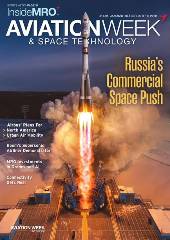 Aviation-Week-and-Space-Technology January 28, 2019 Issue Cover