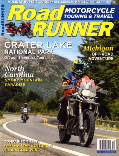 Road RUNNER Motorcycle & Touring December 01, 2018 Issue Cover