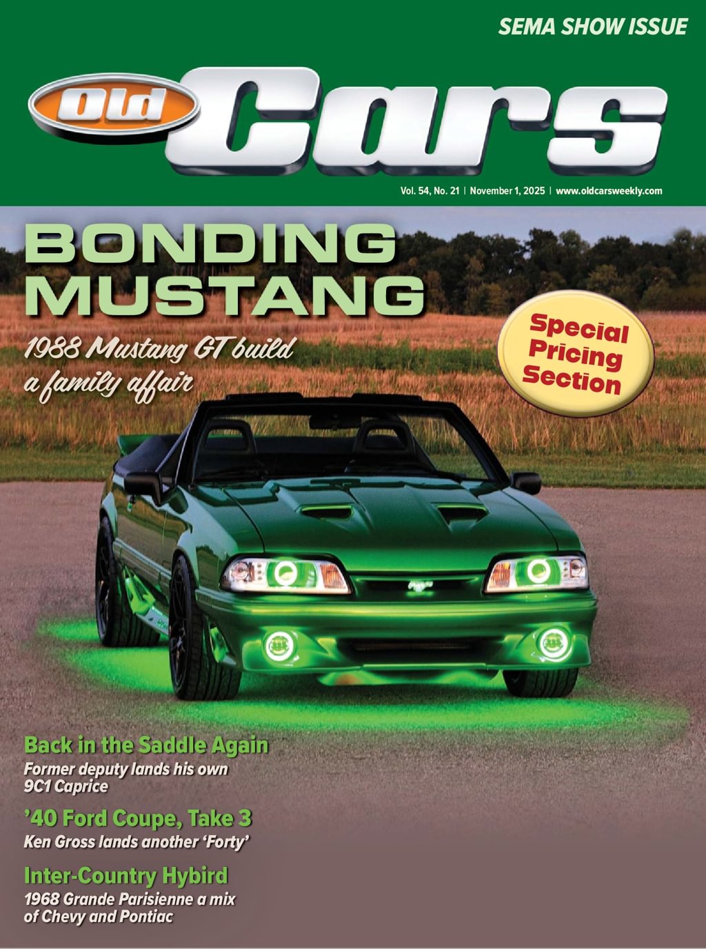 Old-Cars November 01, 2025 Issue Cover