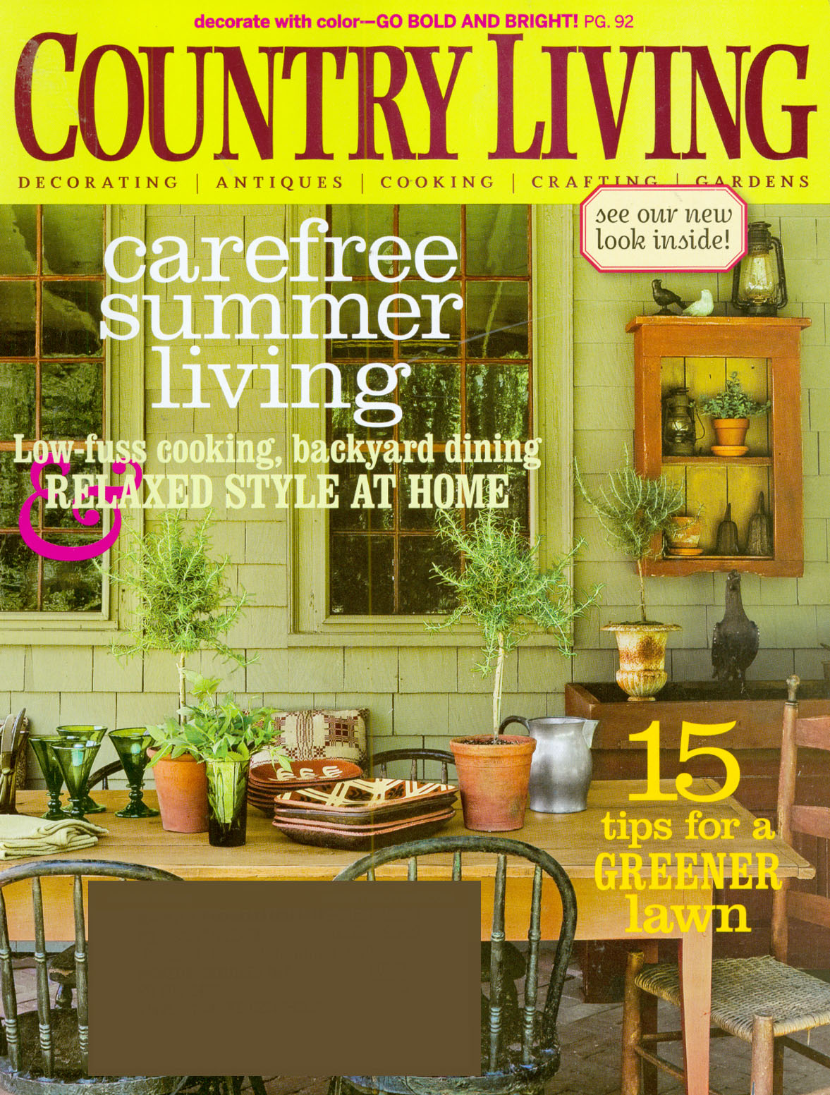 Country-Living June 01, 2008 Issue Cover