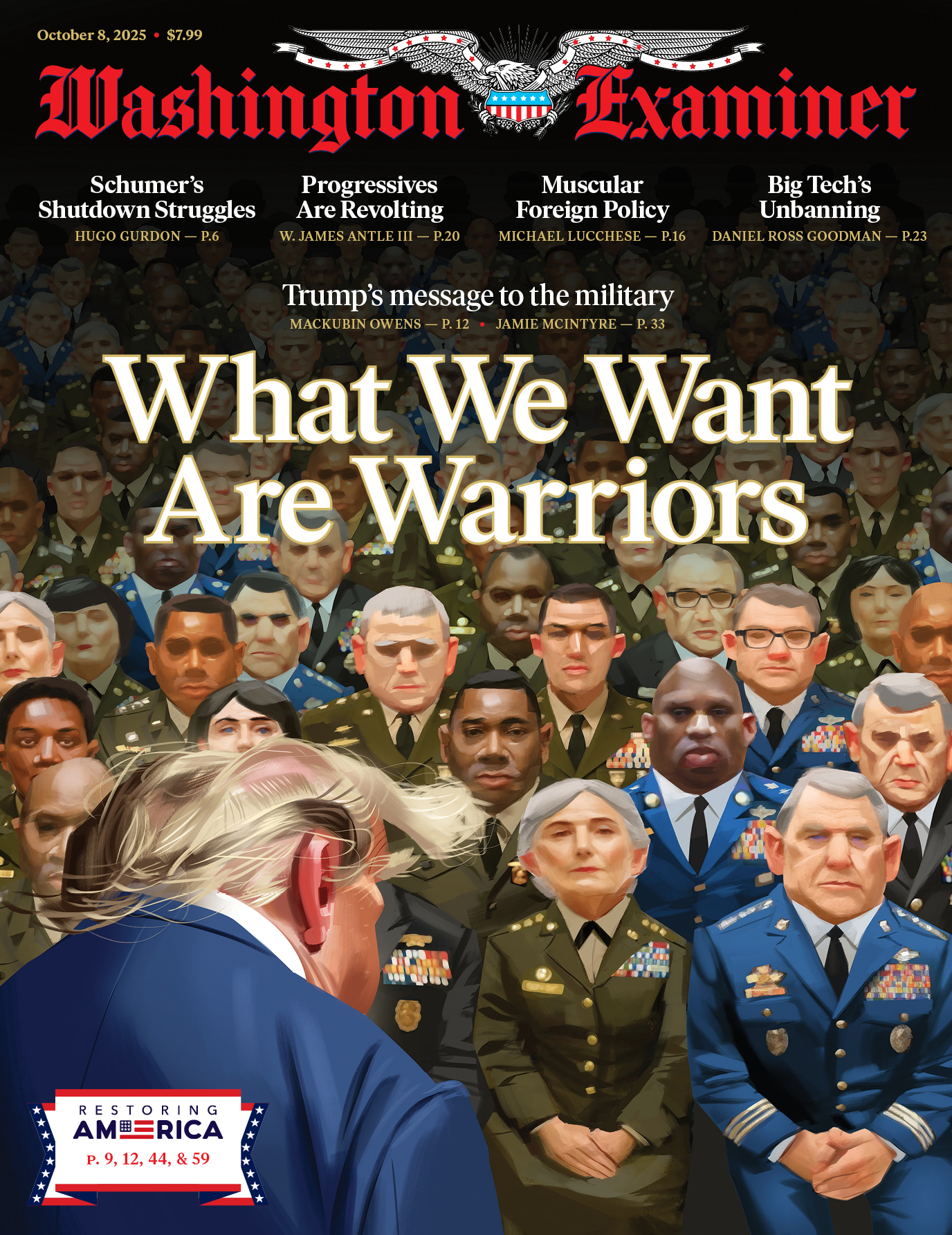 Washington-Examiner October 08, 2025 Issue Cover