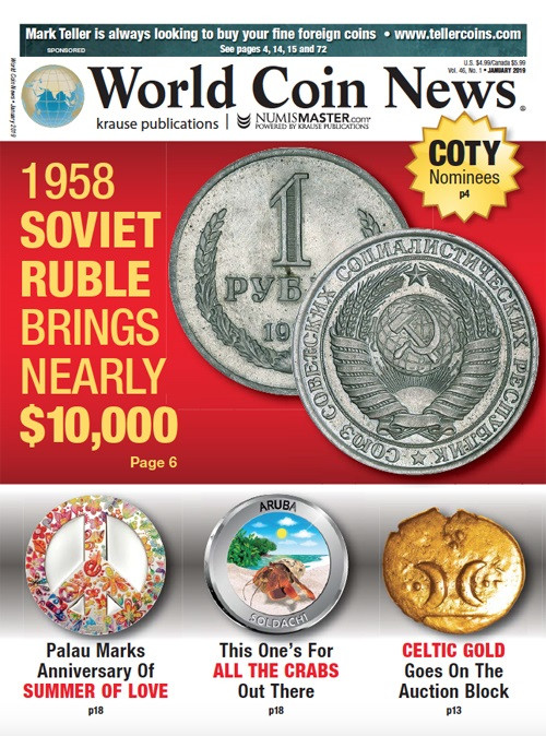 World-Coin-News January 01, 2019 Issue Cover