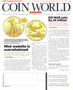 Coin-World-Weekly November 23, 2020 Issue Cover