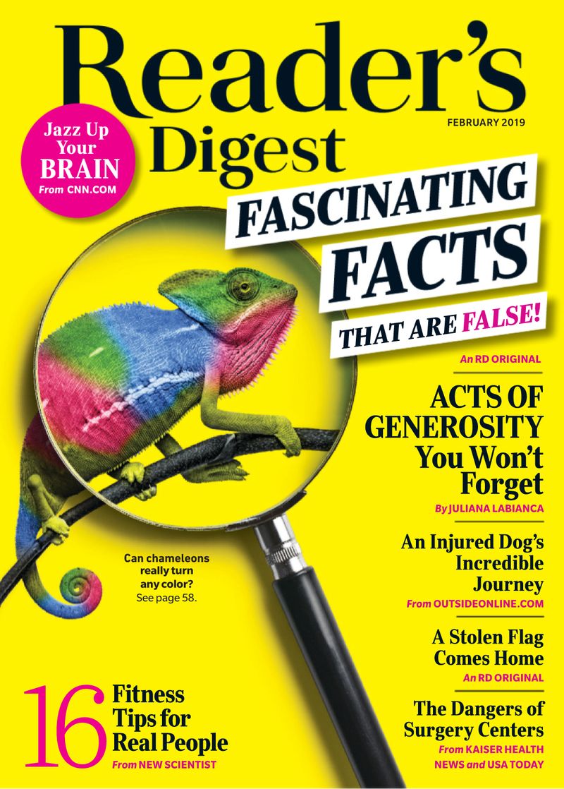 Readers-Digest February 01, 2019 Issue Cover