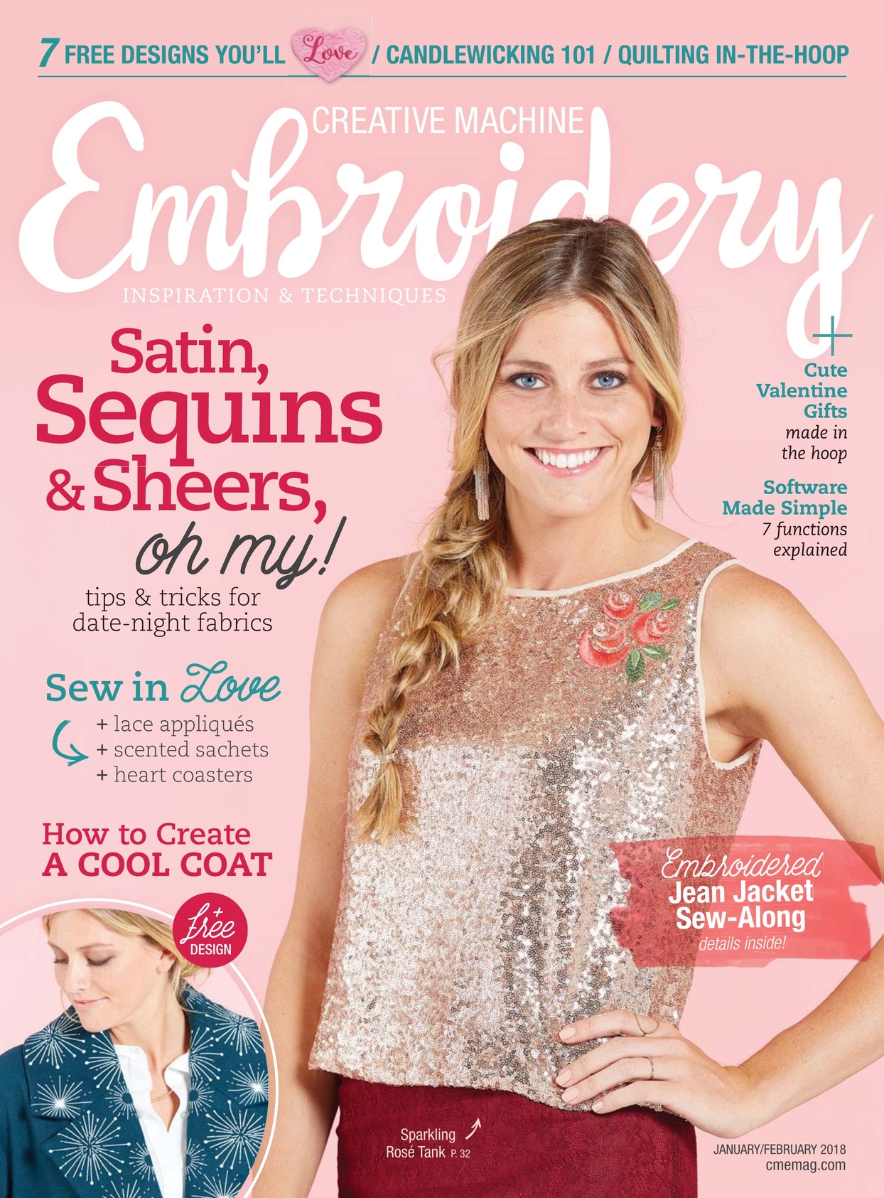 Creative-Machine-Embroidery January 01, 2018 Issue Cover