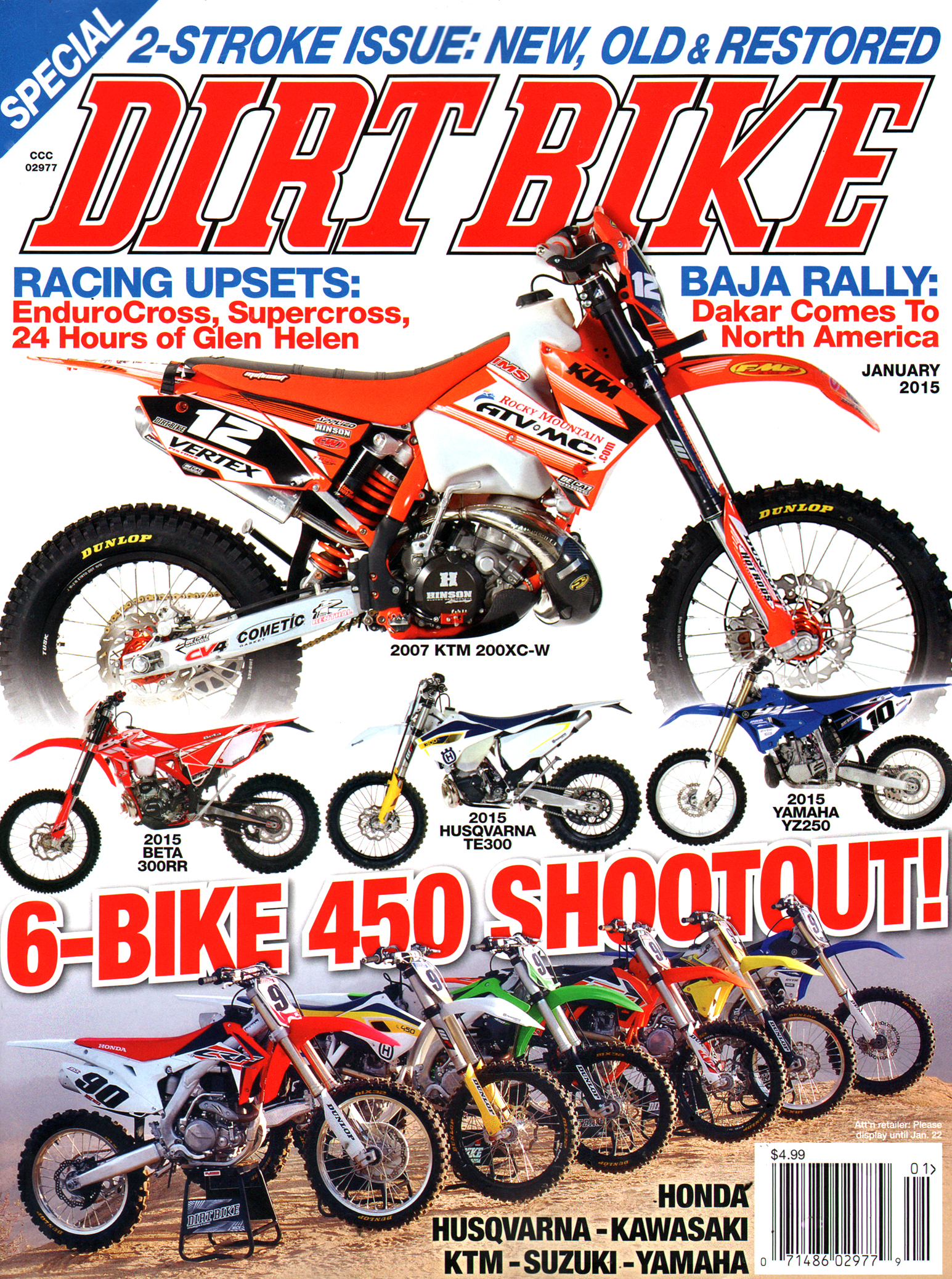 Dirt-Bike January 01, 2015 Issue Cover