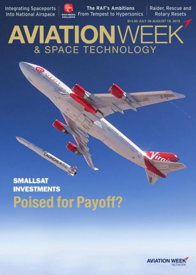 Aviation Week & Space Technology July 29, 2019 Issue Cover