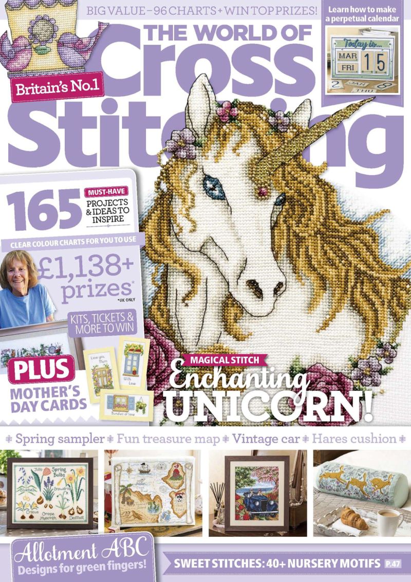 The-World-of-Cross-Stitching March 01, 2019 Issue Cover