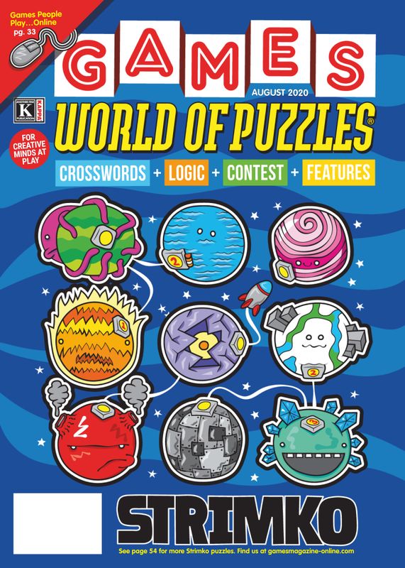 Games-World-of-Puzzles August 01, 2020 Issue Cover