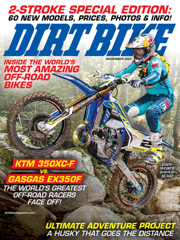 Dirt-Bike November 01, 2022 Issue Cover