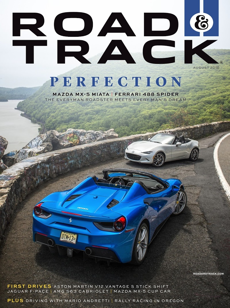 Road-and-Track August 01, 2016 Issue Cover