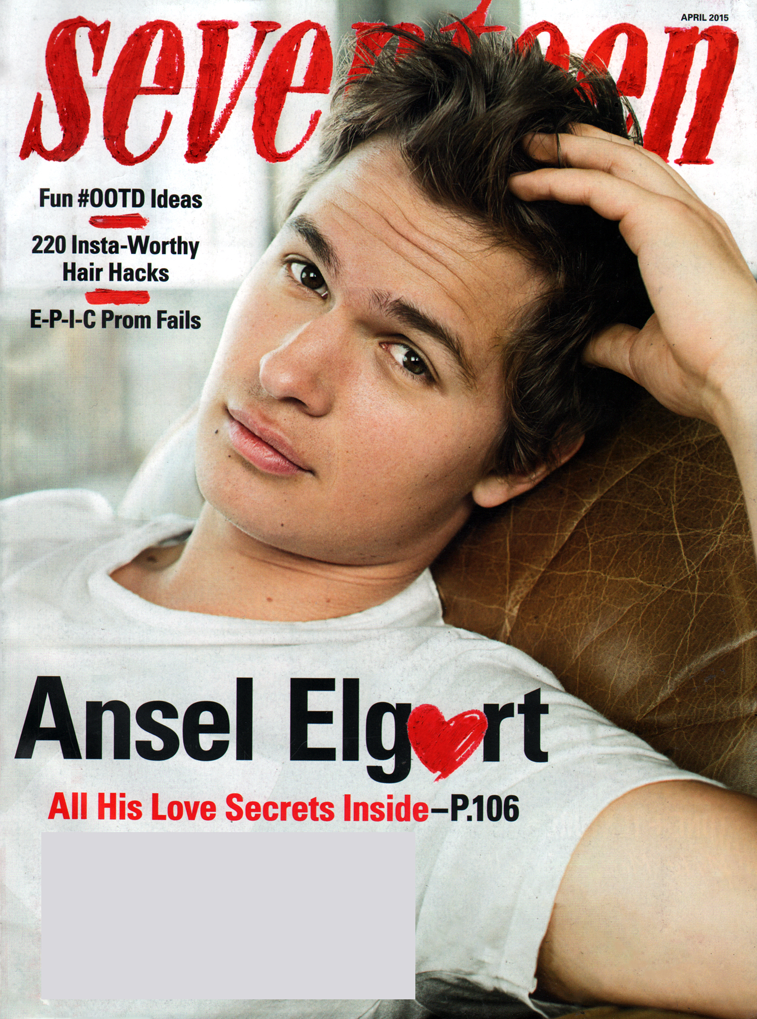 Seventeen April 01, 2015 Issue Cover