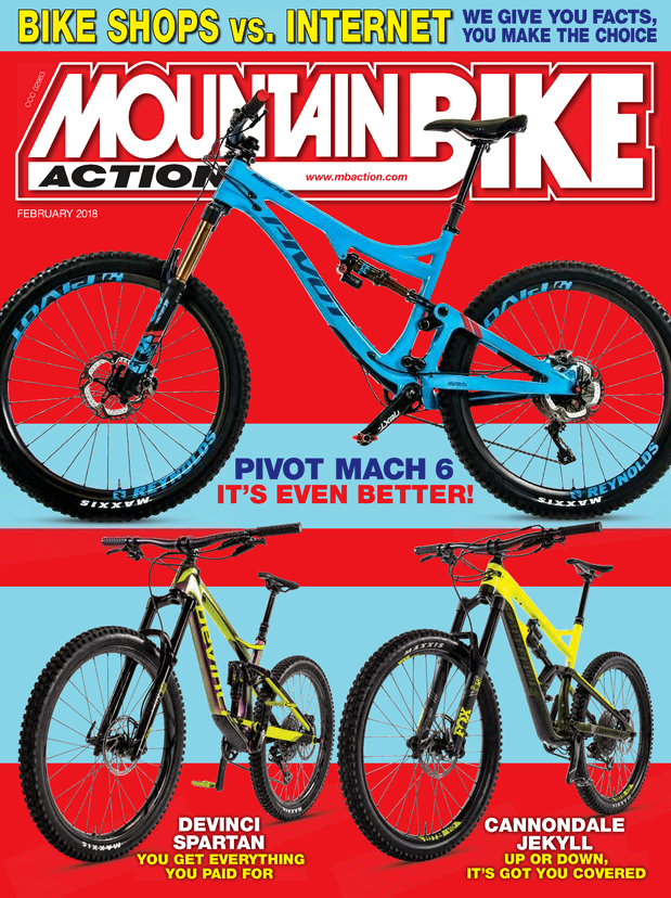 Mountain-Bike-Action February 01, 2018 Issue Cover