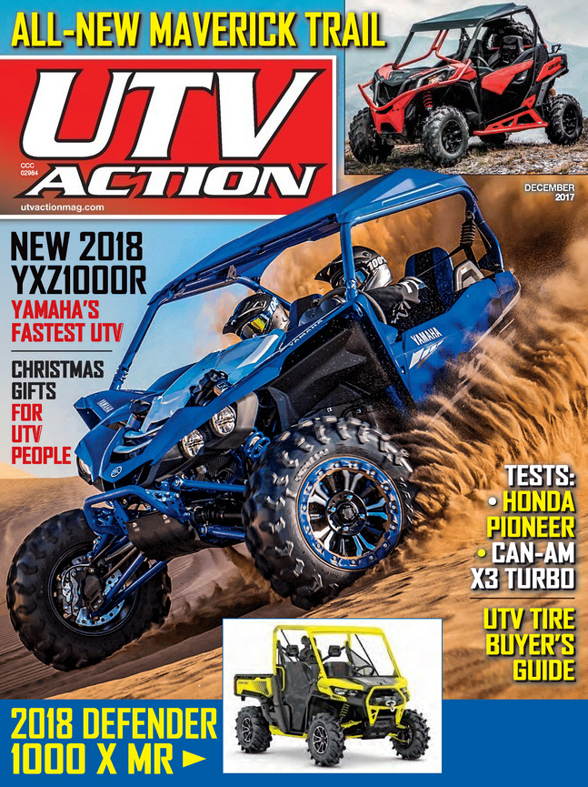 UTV-Action December 01, 2017 Issue Cover